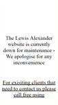 Mobile Screenshot of lewisalexander.com